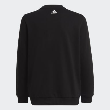 Kids Sportswear Black Logo Sweatshirt
