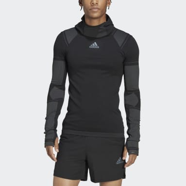 Men Running Black X-City Long Sleeve
