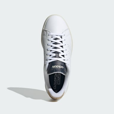 Adidas women's cloudfoam advantage clean fashion sneaker clearance