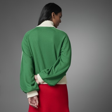 Campera Adicolor Heritage Now Blouson Verde Mujer Originals