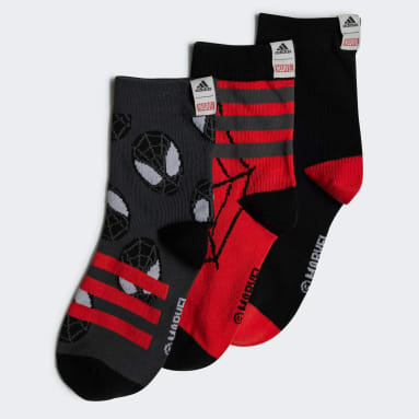 Skarpety Marvel Spider-Man Crew 3 Pairs Czerń
