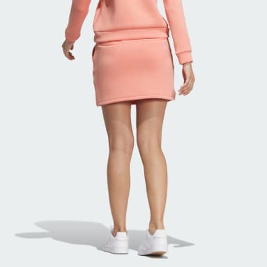 Women Golf Red 3D Debossed Spacer Knit Skirt