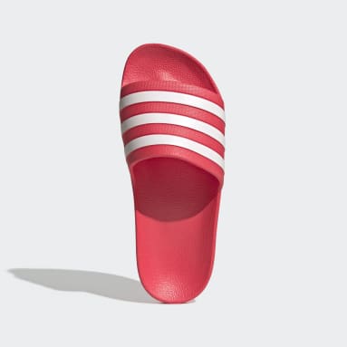 ผู้หญิง Sportswear สีแดง รองเท้าแตะ Adilette Aqua