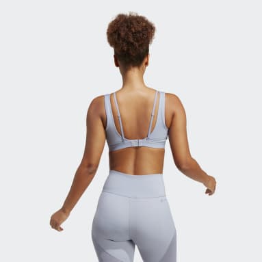 Sutiã de Sustentação Intermédia Luxe Powerimpact Roxo Mulher Ginásio E Treino