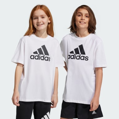 Essentials Big Logo Cotton Loose Tee Bialy