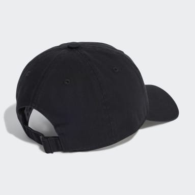 Originals Black Adicolor Classics Trefoil Stonewashed Baseball Hat