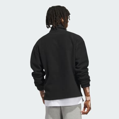 Men's Sportswear Black Polar Fleece Pullover