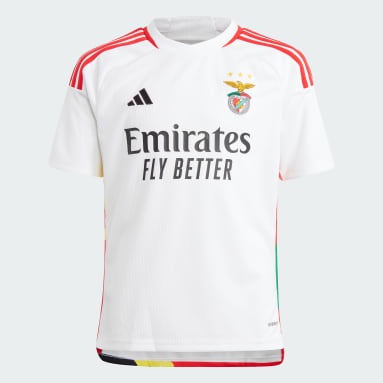Benfica 23/24 Tredje trøye, barn Hvit