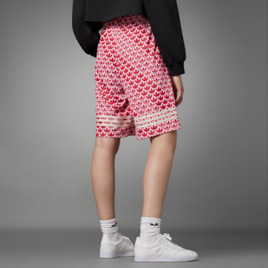 Dames Originals roze Adicolor 70s BB Monogram Short