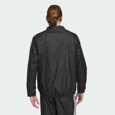 남성 Gym & Training Black 3S 레귤러 핏 윈드레디 윈드브레이커 재킷