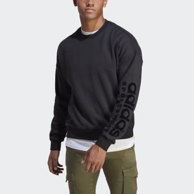 Mænd Sportswear Sort Lounge Fleece sweatshirt
