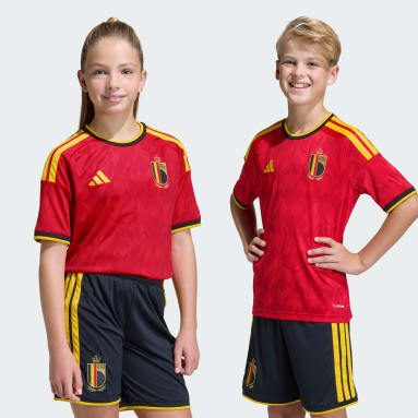 เสื้อฟุตบอลชุดเหย้า Belgium 26 สำหรับเด็ก
