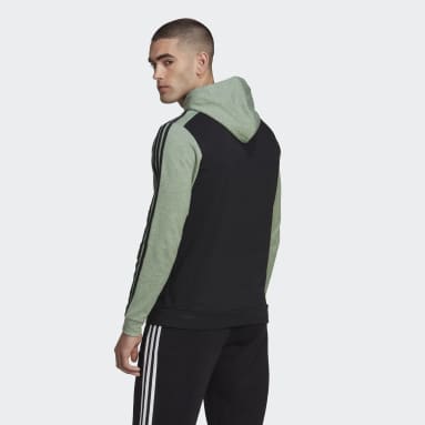 Men's Sportswear Black Essentials Mélange French Terry Hoodie