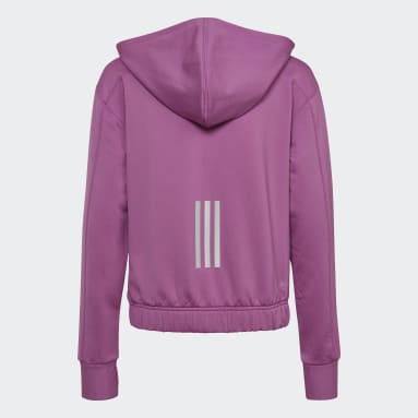 Girls Gym & Training Purple COLD.RDY Sport Icons Training Loose Full-Zip Hoodie