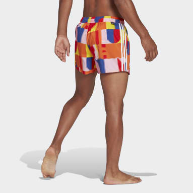 Men Sportswear Orange Belgium Very-Short-Length CLX Swim Shorts
