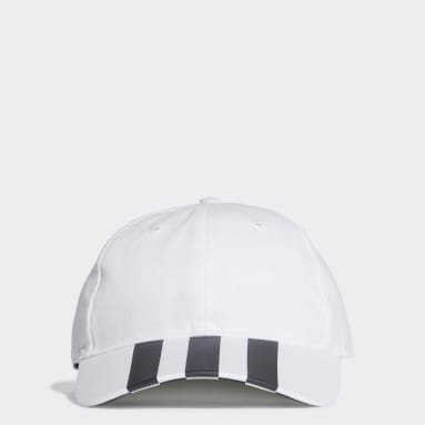 Lifestyle White 3-Stripes Baseball Cap
