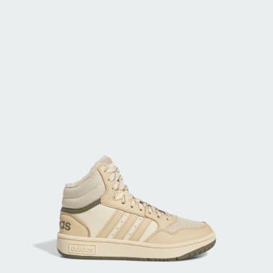 Sapatilhas Hoops Mid 3.0 – Criança Bege Criança Sportswear