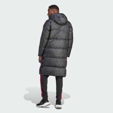 Cappotto imbottito DNA Manchester United FC Nero Uomo Calcio