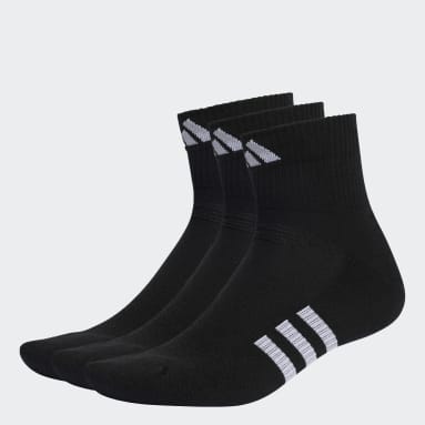 Basketbal černá Ponožky Performance Cushioned Mid-Cut – 3 páry