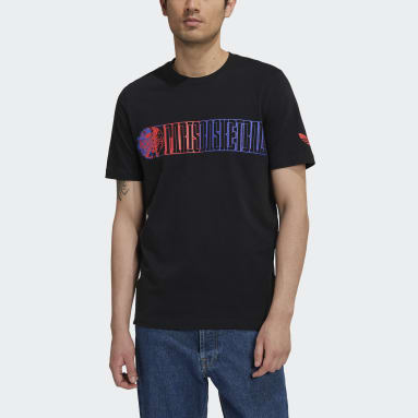 Camiseta adidas x Paris Basketball Paris Pour Paris Negro Hombre Originals