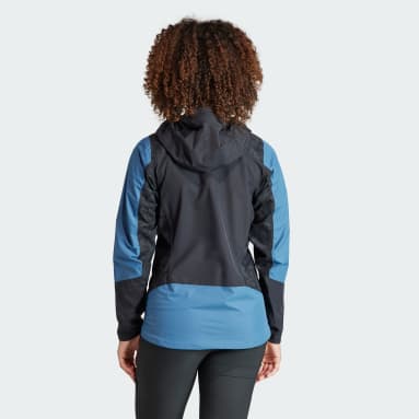 Chaqueta impermeable TERREX Xperior Hybrid RAIN.RDY Azul Mujer TERREX