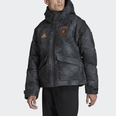 Männer Fußball DFB Daunenjacke Schwarz