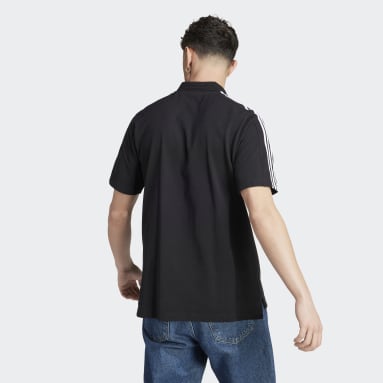 Nam Sportswear Áo Polo 3 Sọc Thêu Logo Nhỏ Vải Piqué Essentials