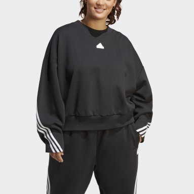 Sweat-shirt à 3 bandes Future Icons (Grandes tailles) Noir Femmes Sportswear