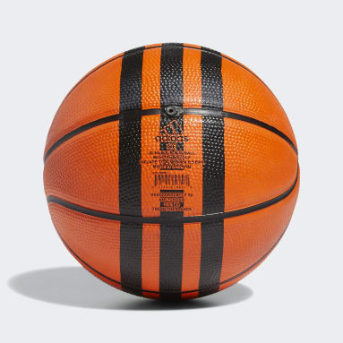 Kids Basketball Orange 3-Stripes Rubber Mini Basketball