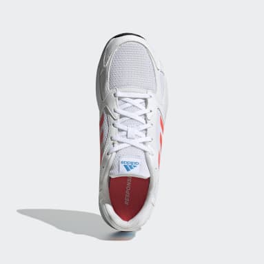 Men Running White Response Run Shoes