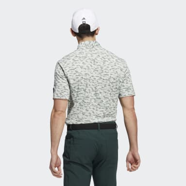 Muži Golf zelená Polokošile Go-To Camo-Print