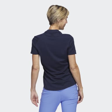 Playera Polo Texturizada Azul Mujer Golf