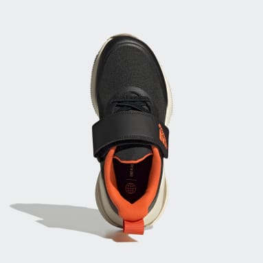 Chaussure de running à lacets élastiques et scratch sur le dessus FortaRun All-Terrain Cloudfoam Sport Noir Enfants Sportswear