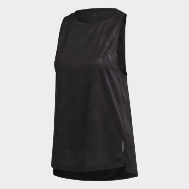 Polera sin Mangas Own The Run Negro Mujer Running