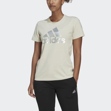 Kvinder Sportswear Beige LOUNGEWEAR Essentials Logo T-shirt