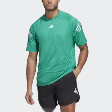 T-shirt da allenamento Train Icons 3-Stripes Verde Uomo Fitness & Training