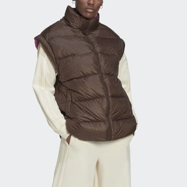 Frauen Originals DOWN VEST Braun