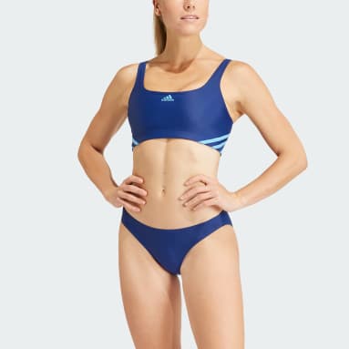Bikini 3-Stripes Blu Donna Sportswear