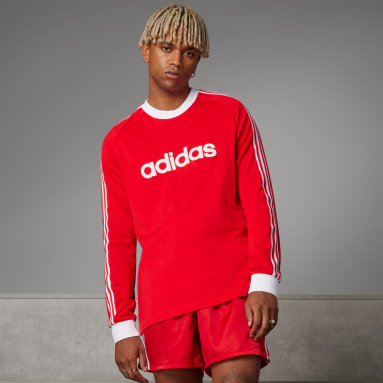 Camisola de Manga Comprida Originals '70s do FC Bayern München Vermelho Homem Futebol