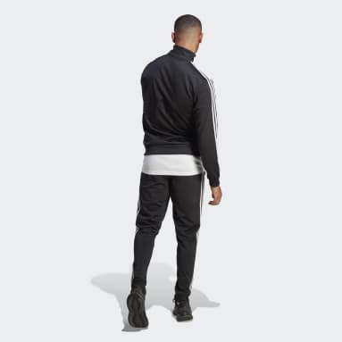 Fato de Treino 3-Stripes Sportswear Basic Preto Homem Sportswear