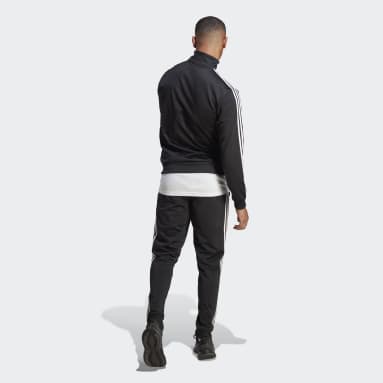 Men's Sportswear Black Sportswear Basic 3-Stripes Tricot Track Suit Set