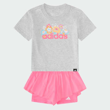 N SS HTR TEE FLOWY SHORT SET