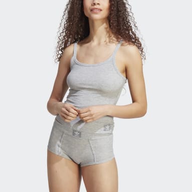 Débardeur Adicolor Flex Ribbed Cotton gris Femmes Originals