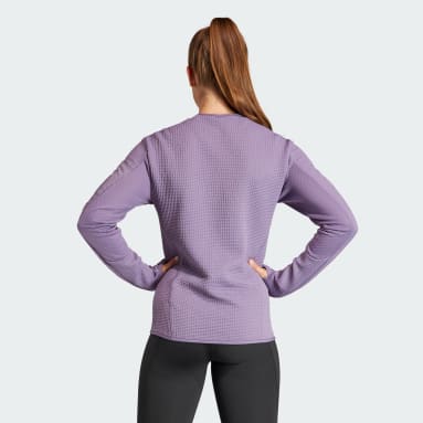 Maglia da running Ultimate Conquer the Elements COLD.RDY Half-Zip Viola Donna Running