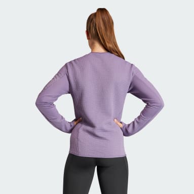 Frauen Running Ultimate Running Conquer the Elements COLD.RDY Half-Zip Longsleeve Lila