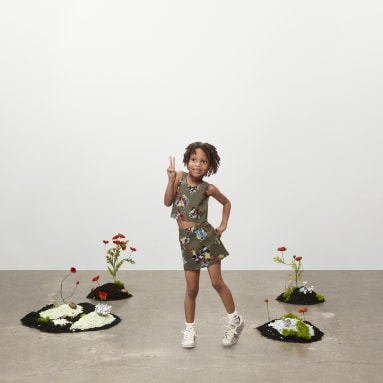 Girls Originals Multicolor Twill Skirt