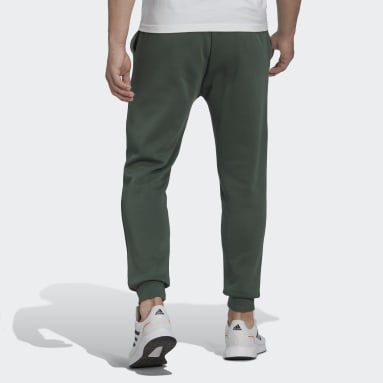 Men Sportswear Green Essentials Fleece Regular Tapered Pants