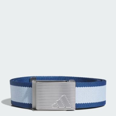 Ceinture tissée rayée réversible