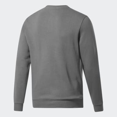 Sweat-shirt ras-du-cou en molleton Jets gris Hommes Hockey