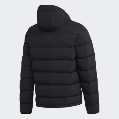 Άνδρες Sportswear Μαύρο Helionic Stretch Hooded Down Jacket